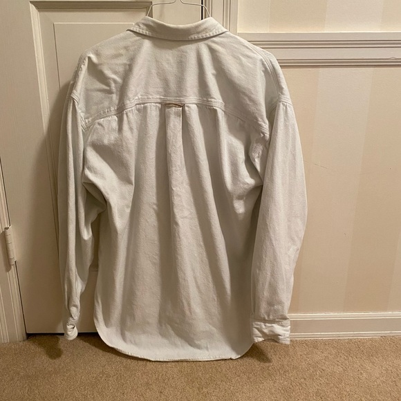 Free Fall Finest Quality Mens White Cotton Button Down Size S - Picture 5 of 5